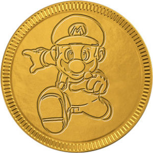 Mario chocolate coin