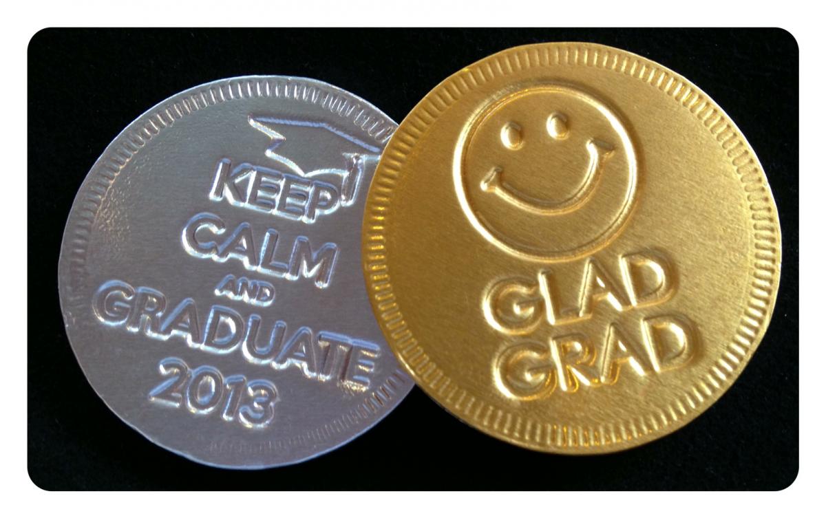 Graduation Chocolate Coins