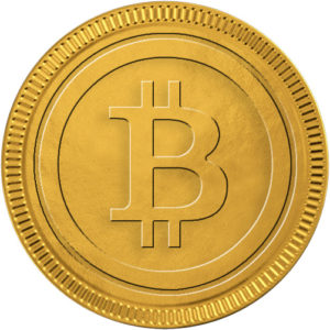 Bitcoin chocolate coin