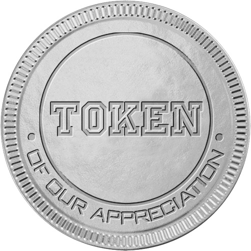 Token of Our Appreciation Foiled Again! Chocolate Coins