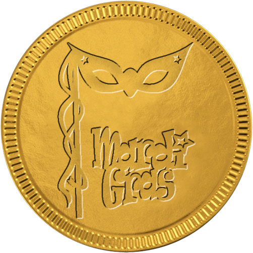 mardi gras gold coins