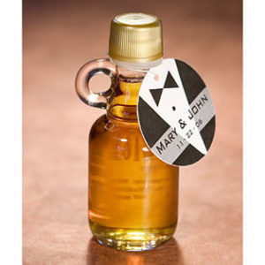 Maple Syrup Wedding Favors