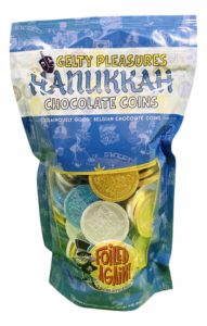 Hanukkah chocolate gelt coins
