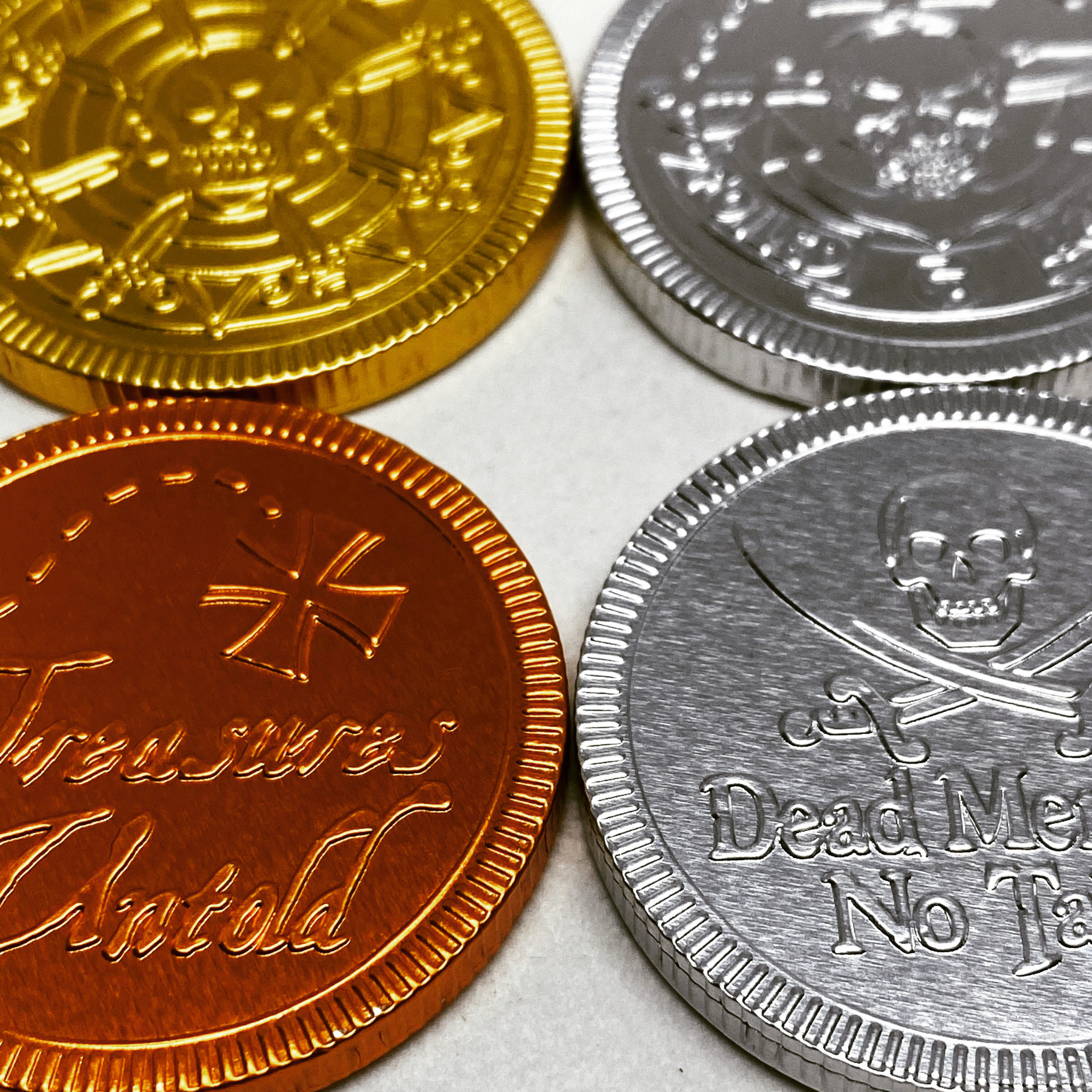 Pirate Chocolate Doubloons Foiled Again! Chocolate Coins