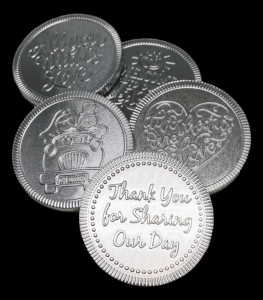wedding chocolate coins