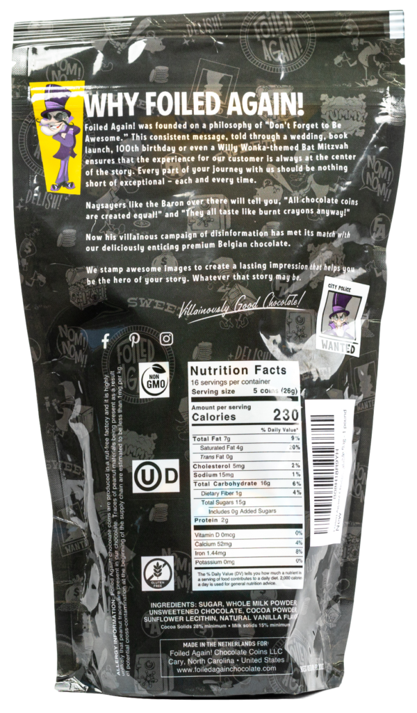 Chocolate Casino Chips Foiled Again! Chocolate Coins