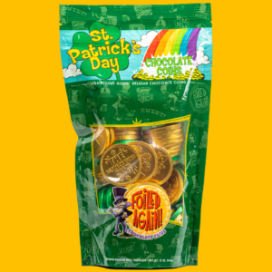 st Patricks day chocolate coins