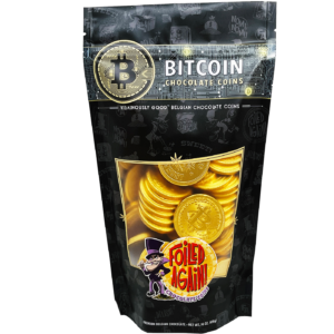 bitcoin chocolate coins candy