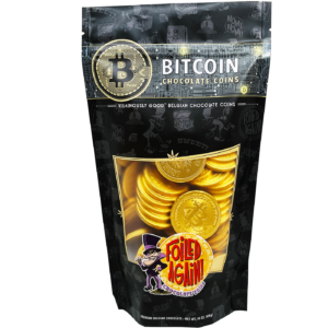 bitcoin chocolate coins candy