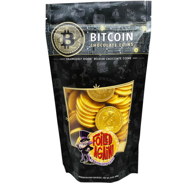 bitcoin chocolate coins candy