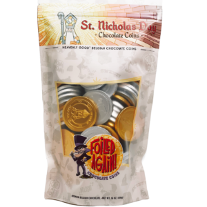 st nicholas day chocolate coins