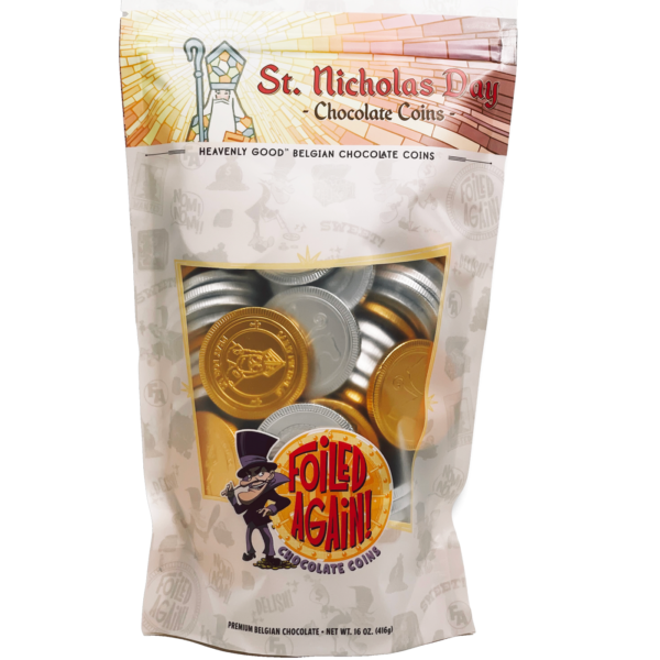 st nicholas day chocolate coins